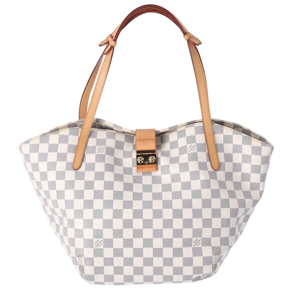 Louis Vuitton Salina PM Damier Tote Bag N41208 Azur Damier Canvas - Picture 1 of 13